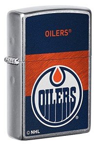 Zippo 2021 NHL Edmonton Oilers Street Chrome Pocket Lighter