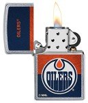 Zippo 2021 NHL Edmonton Oilers Street Chrome Pocket Lighter