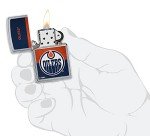 Zippo 2021 NHL Edmonton Oilers Street Chrome Pocket Lighter