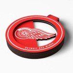 YouTheFan NHL Detroit Red Wings 3D Logo Series Ornament, team colors, Christmas