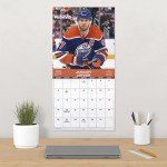 2025 NHL Edmonton Oilers Wall Calendar (Bilingual French) (English and French Edition)
