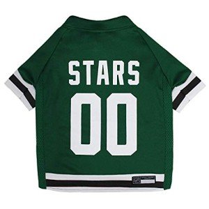 Pets First NHL Dallas Stars Jersey for Dogs & Cats, Medium. - Let Your Pet Be A Real NHL Fan!