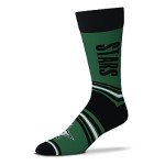 For Bare Feet NHL Dallas Stars Unisex Go Team Dress Sock Team Color OSFM