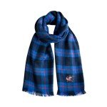 Littlearth Columbus Blue Jackets NHL Plaid Blanket Scarf