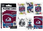 MasterPieces Family Games - NHL Colorado Avalanche Playing Cards - Officially Licensed Playing Card Deck for Adults, Kids, and Family