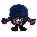Bleacher Creatures Columbus Blue Jackets 8" Kuricha Hockey Puck Sitting Plushies- Soft Chibi Inspired Plush
