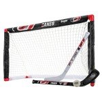 Franklin Sports Carolina Hurricanes Mini Hockey Set - Knee Hockey Goal, Ball, & 2 Hockey Stick Combo Set - Mini Goal Net - NHL Official Hockey Set, 28" x 20" x 12"