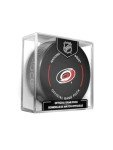 Carolina Hurricanes Official Game Hockey Puck with Holder