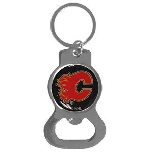 NHL Siskiyou Sports Fan Shop Calgary Flames Bottle Opener Key Chain One Size Team Color