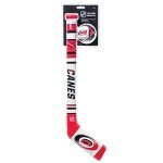 Franklin Sports Carolina Hurricanes NHL Mini Soft Hockey Stick Set - NHL Team Soft Foam Mini Hockey Stick and Ball Set - Great Toy for Kids