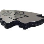 FANMATS 60480 Calgary Flames Heavy Duty Aluminum Embossed Color Emblem, Auto Emblem Decal