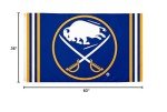 Desert Cactus Buffalo Sabres Flag NHL 100% Polyester Indoor Outdoor 3x5 feet National Hockey League Team Flags (Flag A)