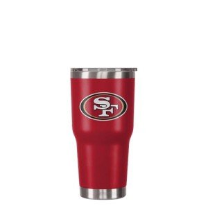 FOCO San Francisco 49ers NFL Team Logo 30 oz Tumbler - Red