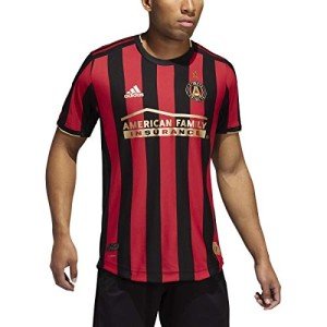 adidas Atlanta United FC Authentic Home Jersey - Men's Soccer L Black/Victory Red