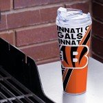 Rico Industries NFL Football Cincinnati Bengals 24oz Acrylic Tumbler with Hinged Lid