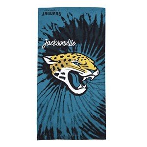 Northwest NFL Jacksonville Jaguars Unisex-Adult Beach Towel, 30" x 60", Psychedelic