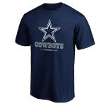 FOCO Dallas Cowboys NFL Men's Official Sideline Game Day Performance T-Shirt (US, Alpha, Large, Regular, Regular, Dallas Cowboys - Navy)