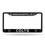 Rico Industries NFL Football Indianapolis Colts Black Chrome Frame with Plastic Inserts 12" x 6" Car/Truck Auto Accessory