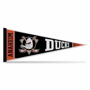 Rico Industries NHL Hockey Anaheim Ducks Rally 12" x 30" Felt Wall Décor Pennant - Great for Home/Bed Room/Man Cave Décor