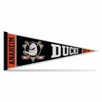 Rico Industries NHL Hockey Anaheim Ducks Rally 12" x 30" Felt Wall Décor Pennant - Great for Home/Bed Room/Man Cave Décor