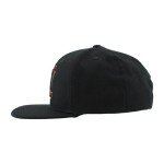 ZHATS Standard NHL Officially Licensed Adjustable Snapback Hat Flat Bill Z11 Black Element, One Size