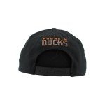 ZHATS Standard NHL Officially Licensed Adjustable Snapback Hat Flat Bill Z11 Black Element, One Size