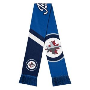 FOCO NHL Unisex-Adult Official Reversible Team Graphic Printed Scarf (Winnipeg Jets)