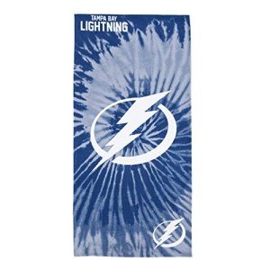 Northwest The Company NHL Tampa Bay Lightning Beach Towel, 30" x 60", Psychedelic