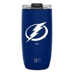 Simple Modern Officially Licensed NHL Tampa Bay Lightning 16oz Travel Coffee Tumbler with Flip Lid | Stainless Steel Cup | Hockey Gifts for Men, Women | Voyager Collection | Tampa Bay Lightning