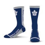 For Bare Feet NHL TORONTO MAPLE LEAFS MVP Crew Sock Team Color Large