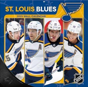 TURNER SPORTS St Louis Blues 2025 12x12 Team Wall Calendar (25998011955)
