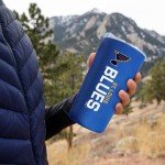 Rico Industries NHL Hockey St. Louis Blues 18oz Soft Touch, Easy Grip Tumbler