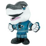 Bleacher Creatures San Jose Sharks SJ Sharkie 8" NHL Kuricha Mascot Sitting Plush - Soft Chibi Inspired Mascot