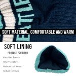 vkawesr City Beanie Knit Hat with Pom Winter Cuffed Cap Sport Fans Gift for Men Women