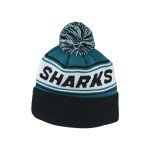 ZHATS Standard NHL Officially Licensed Beanie Pom Finish Line, Team Color, One Size