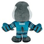 Bleacher Creatures San Jose Sharks SJ Sharkie 8" NHL Kuricha Mascot Sitting Plush - Soft Chibi Inspired Mascot