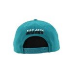 ZHATS Standard NHL Officially Licensed Adjustable Snapback Hat Flat Bill Z11 Icon Team Color, One Size