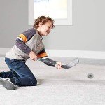 Franklin Sports San Jose Sharks Mini Hockey Knee Hockey Stick & Ball Set - 2 Stick & 2 Ball Combo Set - NHL Official Licensed Product