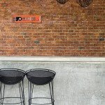 Rico Industries NHL Hockey Philadelphia Flyers Metal Street Sign 4" x 15" Home Décor - Bedroom - Office - Man Cave,Silver