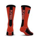 For Bare Feet NHL PHILADELPHIA FLYERS MVP Crew Sock Team Color Large