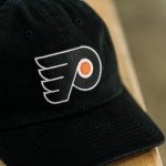 AMERICAN NEEDLE Philadelphia Flyers Unisex Blue Line NHL National Hockey League Team Baseball Hat Adjustable Buckle Strap Dad Cap (40742B-PHF-BLK)