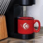 Rico Industries NHL Hockey Ottawa Senators Red Speckle 12oz Laser Engraved Campfire Mug