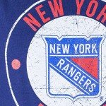 NHL Ladies Official Team Logo French Terry Cover Up Fashion Hoodie Tunic (X-Large, New York Rangers)