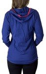 NHL Ladies Official Team Logo French Terry Cover Up Fashion Hoodie Tunic (X-Large, New York Rangers)