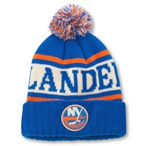 AMERICAN NEEDLE NHL New York Islanders National Hockey League Team Pillow Line Knit Beanie Cap (23012A-NYI-RYOI)