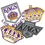 Desert Cactus Los Angeles Kings LA Team NHL National Hockey League Sticker Vinyl Decal Laptop Water Bottle Car Scrapbook (Vintage Sheet)