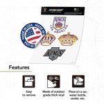 Desert Cactus Los Angeles Kings LA Team NHL National Hockey League Sticker Vinyl Decal Laptop Water Bottle Car Scrapbook (Vintage Sheet)