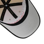 Mitchell & Ness Los Angeles Kings NHL Game On Pro Precurved Vintage Snapback Hat Cap - Off White/Black