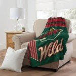 NORTHWEST NHL Officially Licensed Minnesota Wild 46" x 60" Microfiber Throw Blanket