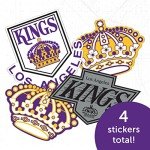 Desert Cactus Los Angeles Kings LA Team NHL National Hockey League Sticker Vinyl Decal Laptop Water Bottle Car Scrapbook (Vintage Sheet)
